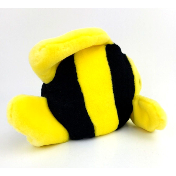 1998 VINTAGE TY Beanie Buddy Bubbles Fish 11” Yellow Plush Stuffed Animal Toy - Picture 3 of 12